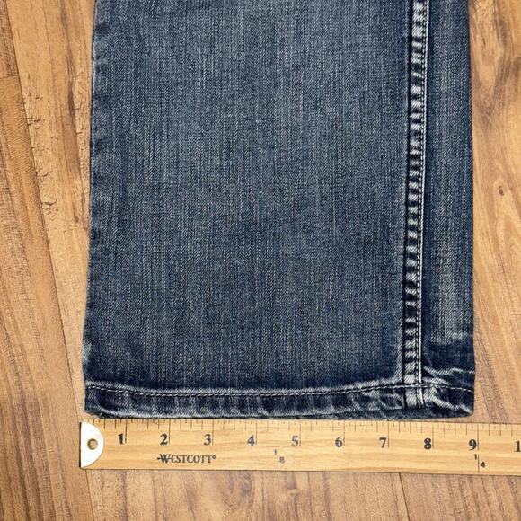Helix Jeans Mens 30x32 Loose Straight Blue Denim Grunge Rock Punk - Picture 8 of 8